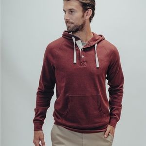 The Normal Brand Puremeso Hoodie XL Wine Red